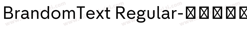 BrandomText Regular字体转换